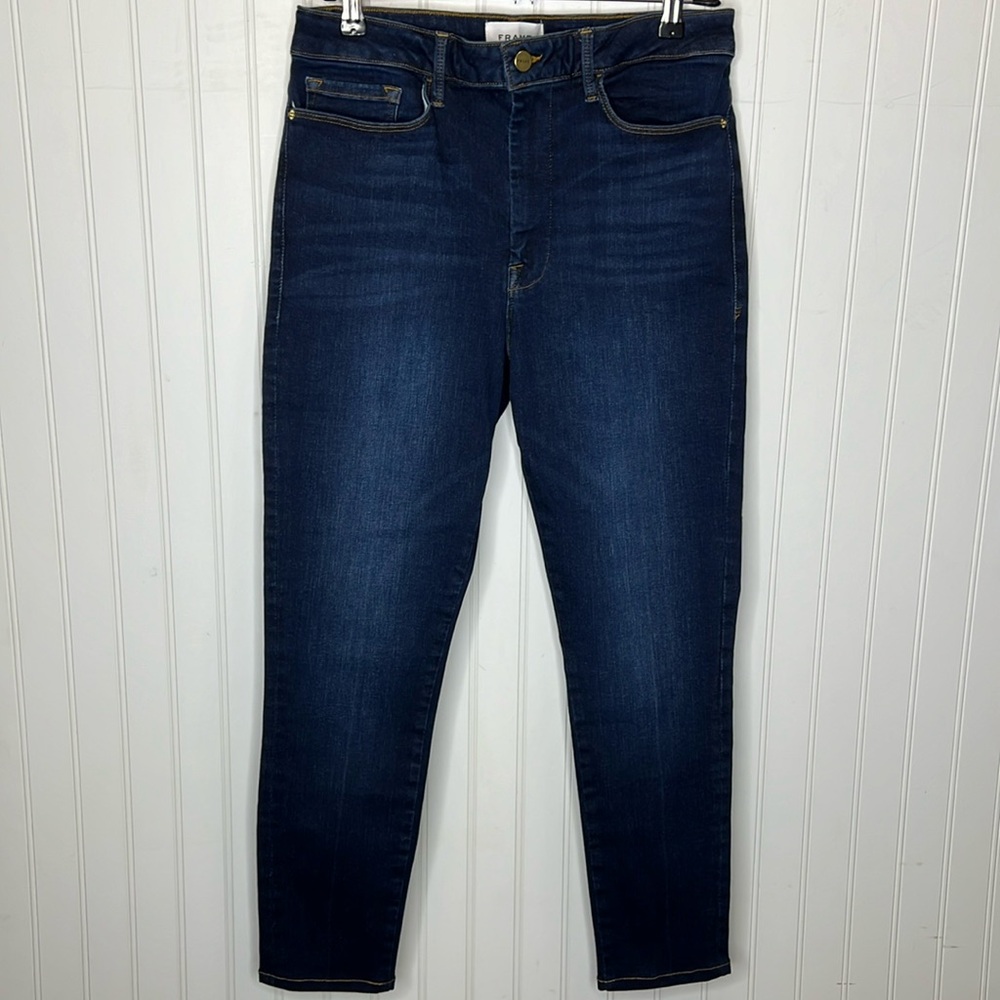 Frame Le One Skinny Dark Wash Jeans Size 2=29-34